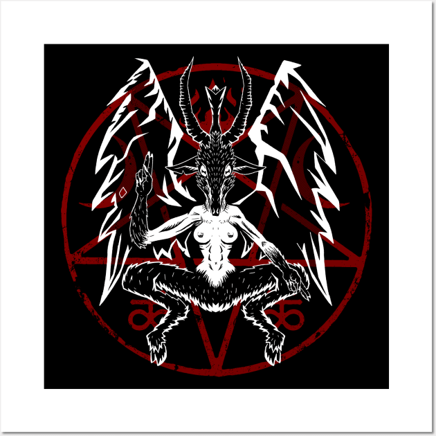 BAPHOMET v2 Wall Art by Krobilad